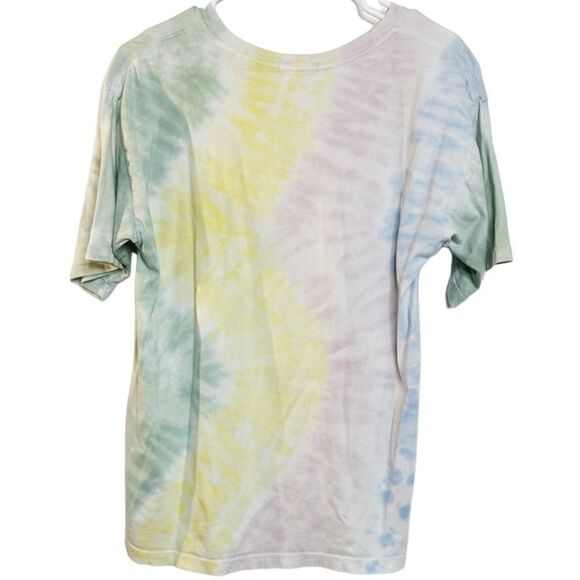 Future State Tie Dye Astral Visions Graphic Short Sleeve Shirt Yellow Small - Picture 3 of 6